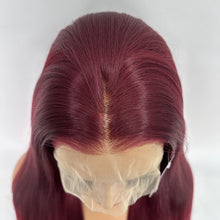 Load image into Gallery viewer, DollyPretty Burgundy 99J False Hair Wig Long Curly Wavy Synthetic Beginners Friendly Heat Resistant Elegant For Daily Use Wigs For Women