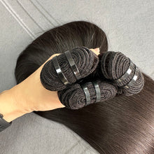 Load image into Gallery viewer, Ghair 100% Virgin Hair Bundles Straight Hair N1B#