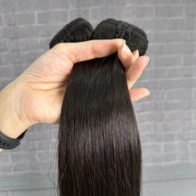 Load image into Gallery viewer, Ghair 100% Virgin Hair Bundles Straight Hair N1B#