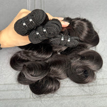 Load image into Gallery viewer, Ghair 100% Virgin Hair Bundles Body Wave Hair N1B#
