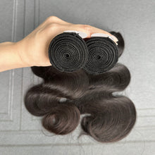 Load image into Gallery viewer, Ghair 100% Raw Hair Bundles Body Wave Hair N1B#