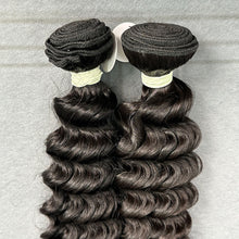 Load image into Gallery viewer, Ghair 100% Raw Hair Bundles Loose Deep Wave Hair N1B#