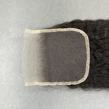 Load image into Gallery viewer, Ghair 4x4 HD Lace Closure Kinky Straight Virgin Hair N1B#