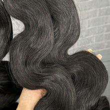 Load image into Gallery viewer, Ghair 100% Raw Hair Bundles Body Wave Hair N1B#