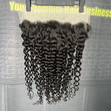 Load image into Gallery viewer, Ghair 13x6 Transparent Lace Frontal Italian Curly Virgin Hair N1B#