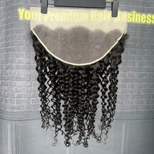 Load image into Gallery viewer, Ghair 13x6 Transparent Lace Frontal Italian Curly Virgin Hair N1B#