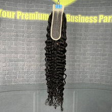 Load image into Gallery viewer, Ghair 2x6 Transparent Lace Closure Italian Curly Virgin Hair N1B#
