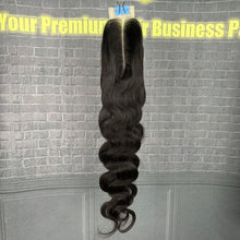Load image into Gallery viewer, Ghair 2x6 Transparent Lace Closure Body Wave Virgin Hair N1B#