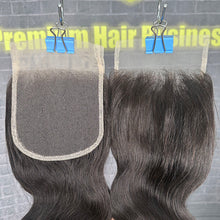 Load image into Gallery viewer, Ghair 4x4 Transparent Lace Closure Body Wave Virgin Hair N1B#