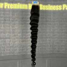 Load image into Gallery viewer, Ghair 2x6 HD Lace Closure HD Lace Loose Deep Wave Virgin Hair N1B#