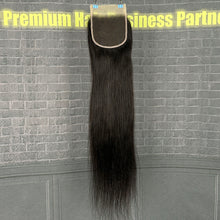 Load image into Gallery viewer, Ghair 4x4 HD Lace Closure Straight Virgin Hair N1B#
