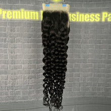 Load image into Gallery viewer, Ghair 4x4 HD Lace Closure Italian Curly Virgin Hair N1B#