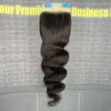 Load image into Gallery viewer, Ghair 5x5 Transparent Lace Closure Body Wave Virgin Hair N1B#