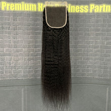 Load image into Gallery viewer, Ghair 5x5 HD Lace Closure Kinky Straight Virgin Hair N1B#
