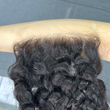 Load image into Gallery viewer, Ghair 5x5 Transparent Lace Closure Deep Curly Virgin Hair N1B#