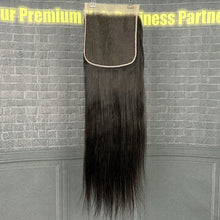 Load image into Gallery viewer, Ghair 7x7 HD Lace Closure Straight Virgin Hair N1B#