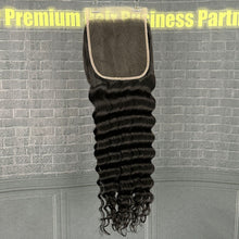 Load image into Gallery viewer, Ghair 6x6 HD Lace Closure Loose Deep Wave Virgin Hair N1B#