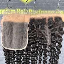 Load image into Gallery viewer, Ghair 6x6 Transparent Lace Closure Deep Wave Virgin Hair N1B#