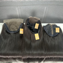 Load image into Gallery viewer, Ghair 2x6 5x5 9x6 Pre Bleached Single Knot HD Lace Replaceable Wig STW 18-30" 1B#