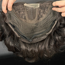 Load image into Gallery viewer, Ghair 2*6 HD Double Drawn Lace Loose Wave Wigs #1B Natural Black Human Hair Wigs for Party & Date Night