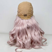 Load image into Gallery viewer, Ms. Merry Pink False Hair Wig Long Curly Wavy Synthetic Beginners Friendly Heat Resistant Elegant For Daily Use Wigs For Women