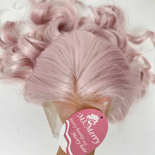 Load image into Gallery viewer, Ms. Merry Pink False Hair Wig Long Curly Wavy Synthetic Beginners Friendly Heat Resistant Elegant For Daily Use Wigs For Women