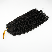 Load image into Gallery viewer, Ghair Deep Curly Crochet Hair Extensions N1B# Natural Black Virgin Hair for Daily & Party Use
