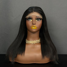Load image into Gallery viewer, Ghair 5x5 Transperant Lace Vietname Hair Wigs Straight 200% Density Virgin Human Hair Wig