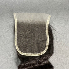 Load image into Gallery viewer, Ghair 4x4 HD Lace Closure Loose Deep Wave Virgin Hair N1B#