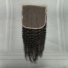Load image into Gallery viewer, Ghair 7x7 HD Lace Closure Kinky Curly Virgin Hair N1B#