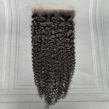 Load image into Gallery viewer, Ghair 7x7 HD Lace Closure Kinky Curly Virgin Hair N1B#