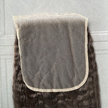 Load image into Gallery viewer, Ghair 7x7 HD Lace Closure Kinky Straight Virgin Hair N1B#