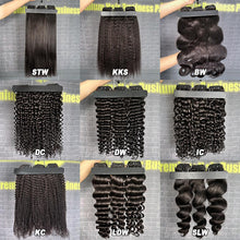 Load image into Gallery viewer, Ghair 100% Virgin Hair Bundles Loose Deep Wave Hair N1B#