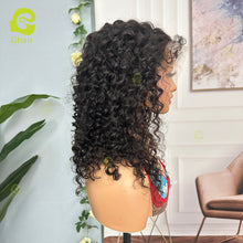 Load image into Gallery viewer, Ghair 4C Baby Hairline 13x4 Transparent Undetectable Lace Frontal Wigs Deep Wave Hair 150% Density