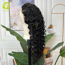 Load image into Gallery viewer, Ghair Fancy Wigs High Ratio 13x4 Transparent Full Frontal Lace Wigs 100% Human Virgin Wigs