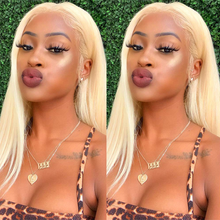 Load image into Gallery viewer, Ghair #613 Transparent 13x4 Lace Wigs 100% Peruvian Virgin 14A Human Hair 180% Density