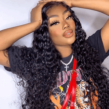 Load image into Gallery viewer, Ghair 13x4 HD Lace Front Wigs 150% Density Super Invisible 100% Peruvian Virgin Human Hair Wig