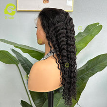 Load image into Gallery viewer, Ghair Magic Wigs Deep Wave 13x4 Transparent Full Frontal Lace Wigs Human Hair 130% Density
