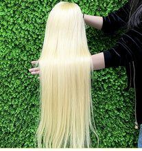 Load image into Gallery viewer, Ghair #613 13x4 Transparent Lace Frontal Wigs 150% Density 100% Peruvian Virgin 14A Human Hair