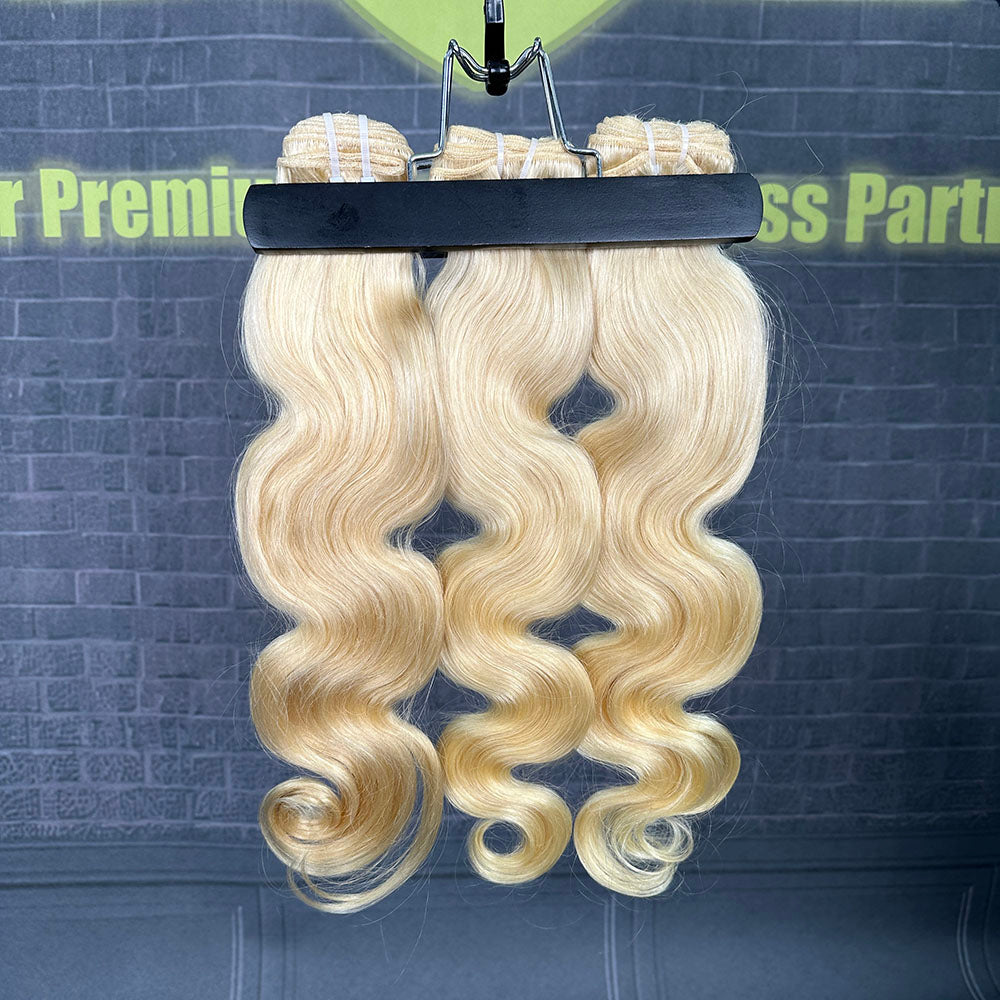 Ghair 100% Human Hair Bundles Body Wave Hair 613#