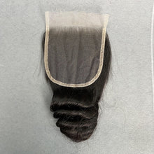 Load image into Gallery viewer, Ghair 4x4 HD Lace Closure Loose Deep Wave Virgin Hair N1B#

