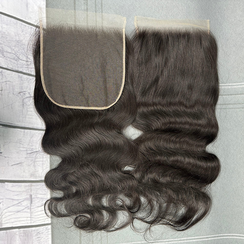 Ghair 7x7 HD Lace Closure Body Wave Virgin Hair N1B#