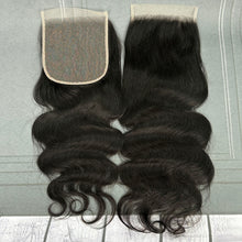 Load image into Gallery viewer, Ghair 6x6 Transparent Lace Closure Body Wave Virgin Hair N1B#
