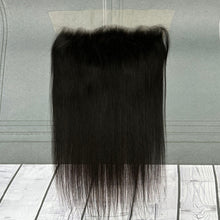 Load image into Gallery viewer, Ghair 13x6 Transparent Lace Frontal Straight Virgin Hair N1B#
