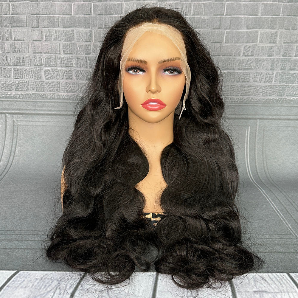 Ghair 13x4 TP Lace Frontal Fancy Wigs Body Wave 200% Density Virgin Human Hair Wig