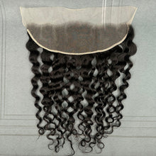 Load image into Gallery viewer, Ghair 13x4 Transparent Lace Frontal Italian Curly Virgin Hair N1B#
