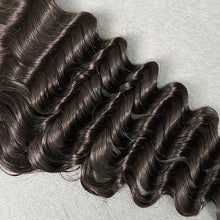 Load image into Gallery viewer, Ghair 6x6 Transparent Lace Closure Loose Deep Wave Virgin Hair N1B#
