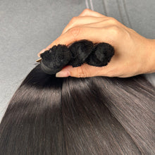 Load image into Gallery viewer, Ghair 100% Virgin Hair Bulk Straight Hair N1B#
