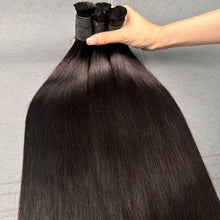 Load image into Gallery viewer, Ghair 100% Virgin Hair Bulk Straight Hair N1B#
