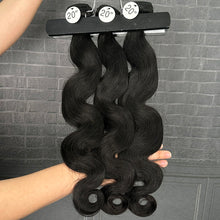 Load image into Gallery viewer, Ghair 100% Raw Hair Bundles Body Wave Hair N1B#
